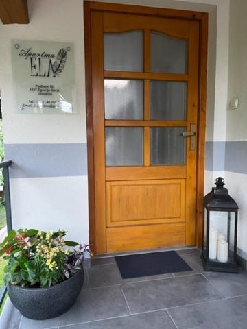 Apartma Ela Zgornje Gorje Bagian luar foto